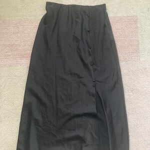 Nasty Gal Satin Midi Skirt